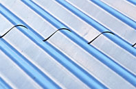 Knotting Green corrugated roofing